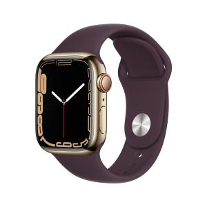 Watch Series 7 Gps + Cellular 41mm Gold Stainless Steel Case With Dark Che