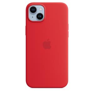 iPhone 14 Plus Silicone Case With Magsafe - red