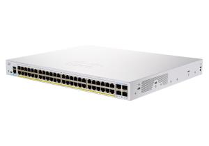 Cisco Business 250 Series 250-48p-4x - Switch - L3 - Smart - 48 X 10/100/1000 (poe+) + 4 X 10 Gigabi