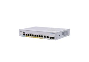 Cisco Business 250 Series 250-8p-e-2g - Switch - L3 - Smart - 8 X 10/100/1000 (poe+) + 2 X Combo Gig