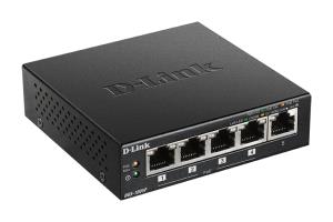 Desktop Switch Gigabit Des-1005pb 5-port Gigabit Poe+fast Ethernet Unmanaged Black
