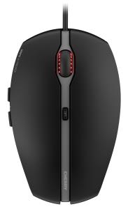 Optical Mouse GENTIX 4K - 6 Button Wheel USB Black