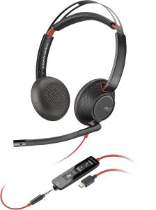 Headset Blackwire 5220 - Stereo - USB-C / USB-A / 3.5mm