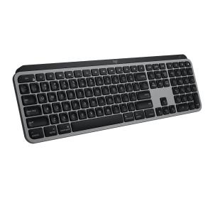 MX Keys Wireless Illuminated Rechargeable Keyboard For MAC Space Gray Azerty FR