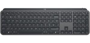 MX Keys Wireless Illuminated Rechargeable Keyboard Graphite Qwerty Dansk/ Norsk/ Svenska/ Suomalainen