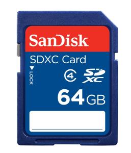 SanDisk Sdxc Card Class4 64GB