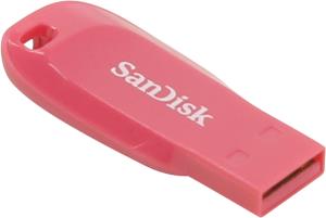 SanDisk Cruzer Blade - 64GB USB Stick - USB 2.0 - Pink