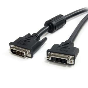 DVI-I Dual-link Digital/ Analog Flat Panel Cable M/ F 3m