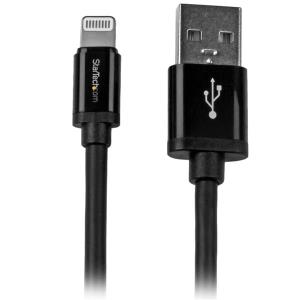 Apple 8-pin Lightning To USB Cable Long Black 2m