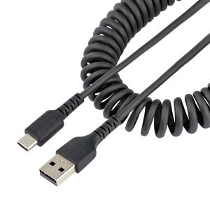 USB A To C Charging Cable Coiled M/m 50cm