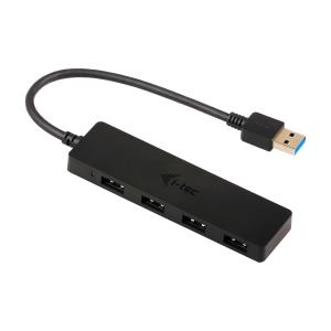 Slim Passive Hub 4p Black USB 3.0 No Ps Win And Mac Os
