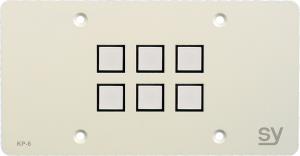 Euro 6 Button Keypad Controller Ethernet LEDs 4 Bi-dir Rs232/ir